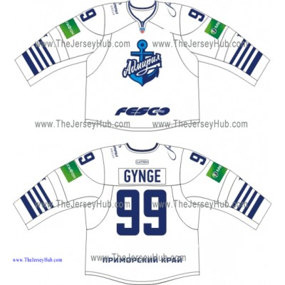 Admiral Vladivostok 2013-14 Russian Hockey Jersey Light Admiral Vladivostok 2013-14 Russian Hockey Jersey Light