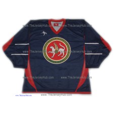 Ak Bars Kazan 2013-14 Russian Hockey Blue Practice Jersey 
