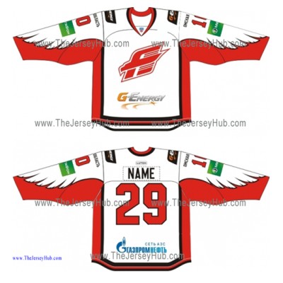 Avangard Omsk 2013-14 Russian Hockey Jersey Light Avangard Omsk 2013-14 Russian Hockey Jersey Light