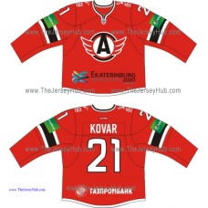 Avtomobilist Yekaterinburg 2013-14 Russian Hockey Jersey Dark