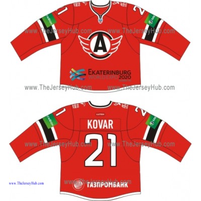 Avtomobilist Yekaterinburg 2013-14 Russian Hockey Jersey Dark Avtomobilist Yekaterinburg 2013-14 Russian Hockey Jersey Dark