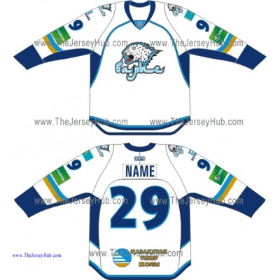 Barys Astana 2013-14 Russian Hockey Jersey Light Barys Astana 2013-14 Russian Hockey Jersey Light
