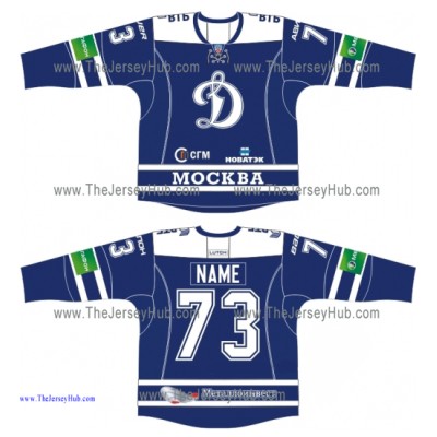 Dynamo Dinamo Moscow 2013-14 Russian Hockey Jersey Dark Dynamo Dinamo Moscow 2013-14 Russian Hockey Jersey Dark