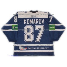 Dynamo Moscow 2013-14 Russian Hockey Jersey Leo Komarov Dark