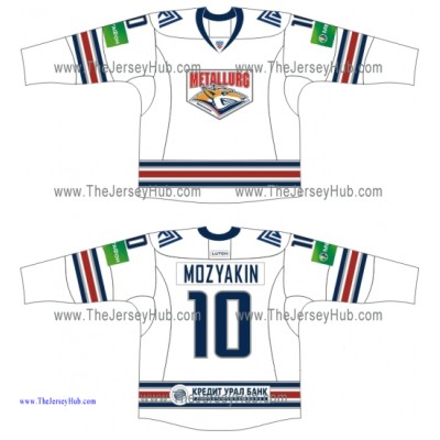 Metallurg Magnitogorsk 2013-14 Russian Hockey Jersey Light Metallurg Magnitogorsk 2013-14 Russian Hockey Jersey Light