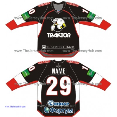 Traktor Tractor Chelyabinsk 2013-14 Russian Hockey Jersey Dark Kuznetsov Nichushkin Traktor Tractor Chelyabinsk 2013-14 Russian Hockey Jersey Dark Kuznetsov Nichushkin