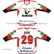 Traktor Tractor Chelyabinsk 2013-14 Russian Hockey Jersey Light Kuznetsov Nichushkin