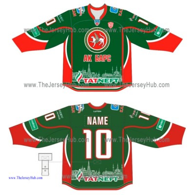 Ak Bars Kazan KHL 2014-15 Russian Hockey Jersey Dark