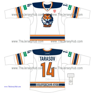Amur Khabarovsk KHL 2014-15 Russian Hockey Jersey Light Amur Khabarovsk KHL 2014-15 Russian Hockey Jersey Light
