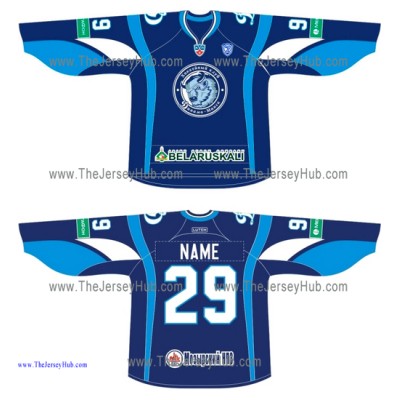 Dinamo Dynamo Minsk KHL 2014-15 Russian Hockey Jersey Dark