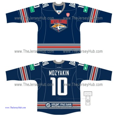 Metallurg Magnitogorsk Yurov KHL 2014-15 Russian Hockey Jersey Dark Metallurg Magnitogorsk Yurov KHL 2014-15 Russian Hockey Jersey Dark
