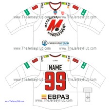 Metallurg Novokuznetsk KHL 2014-15 Russian Hockey Jersey Light