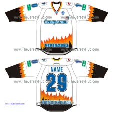 Severstal Cherepovets KHL 2014-15 Russian Hockey Jersey Light