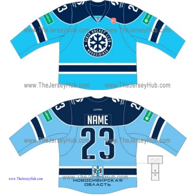 Sibir Novosibirsk KHL 2014-15 Russian Hockey Jersey Dark Sibir Novosibirsk KHL 2014-15 Russian Hockey Jersey Dark