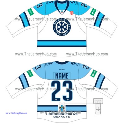 Sibir Novosibirsk KHL 2014-15 Russian Hockey Jersey Light Sibir Novosibirsk KHL 2014-15 Russian Hockey Jersey Light