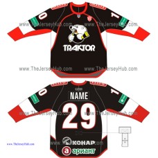 Traktor Tractor Chelyabinsk KHL 2014-15 Russian Hockey Jersey Dark