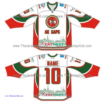 Ak Bars Kazan KHL 2015-16 Russian Hockey Jersey Light Ak Bars Kazan KHL 2015-16 Russian Hockey Jersey Light