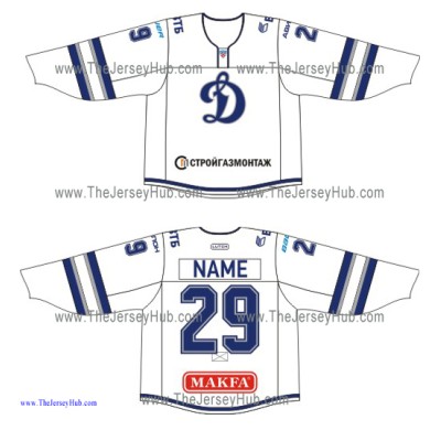 Dynamo Dinamo Moscow KHL 2015-16 Russian Hockey Jersey Light