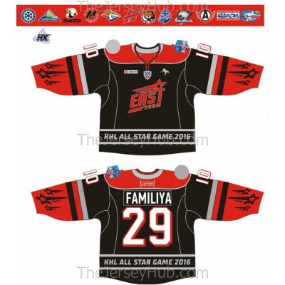 KHL 2016 All Star Game Team East Russian Hockey Jersey Kaprizov KHL 2016 All Star Game Team East Russian Hockey Jersey Kaprizov