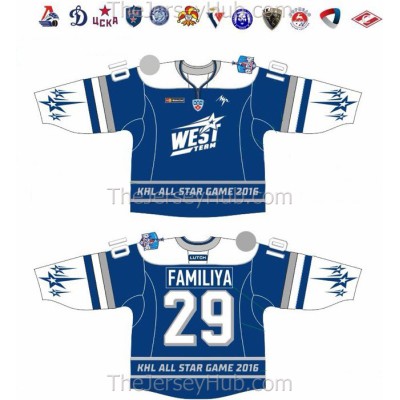 KHL 2016 All Star Game Team West Russian Hockey Jersey KHL 2016 All Star Game Team West Russian Hockey Jersey