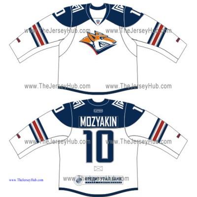 Metallurg Magnitogorsk KHL 2015-16 Russian Hockey Jersey Light Metallurg Magnitogorsk KHL 2015-16 Russian Hockey Jersey Light