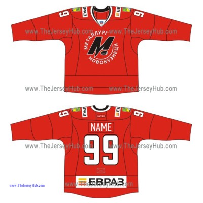 Metallurg Novokuznetsk KHL 2015-16 Russian Hockey Jersey Dark Metallurg Novokuznetsk KHL 2015-16 Russian Hockey Jersey Dark