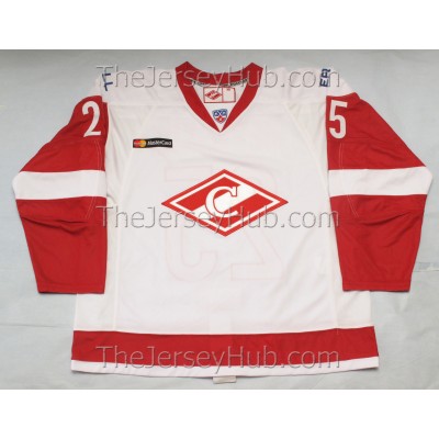 Spartak Moscow KHL 2015-16 Official Game Issued KHL Hockey Jersey Light Spartak Moscow KHL 2015-16 Official Game Issued KHL Hockey Jersey Light