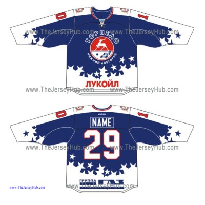 Torpedo Nizhny Novgorod KHL 2015-16 Russian Hockey Jersey Dark Torpedo Nizhny Novgorod KHL 2015-16 Russian Hockey Jersey Dark