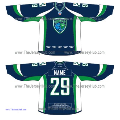 Yugra Khanty-Mansiysk KHL 2015-16 Russian Hockey Jersey Dark Yugra Khanty-Mansiysk KHL 2015-16 Russian Hockey Jersey Dark