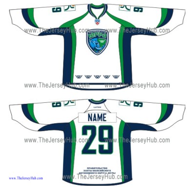 Yugra Khanty-Mansiysk KHL 2015-16 Russian Hockey Jersey Light Yugra Khanty-Mansiysk KHL 2015-16 Russian Hockey Jersey Light