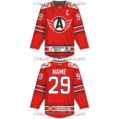 Avtomobilist Yekaterinburg KHL 2016-17 Russian Hockey Jersey Dark Avtomobilist Yekaterinburg KHL 2016-17 Russian Hockey Jersey Dark