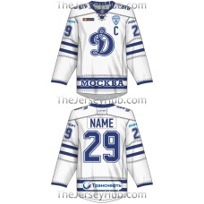 Dynamo Dinamo Moscow KHL 2016-17 Russian Hockey Jersey Light