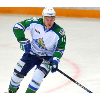 Salavat Yulaev Ufa 2016-17 KHL PRO Hockey Jersey Kirill Kaprizov #17 Light Salavat Yulaev Ufa 2016-17 KHL PRO Hockey Jersey Kirill Kaprizov #17 Light