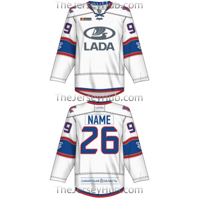 Lada Togliatti KHL 2016-17 Russian Hockey Jersey Light
