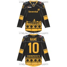 Severstal Cherepovets KHL 2016-17 Russian Hockey Jersey Dark