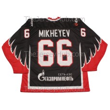 Avangard Omsk KHL 2017-18 Russian Hockey Jersey Ilya Mikheyev #66 Dark