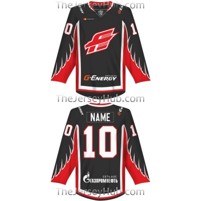 Avangard Omsk KHL 2017-18 Russian Hockey Jersey Dark