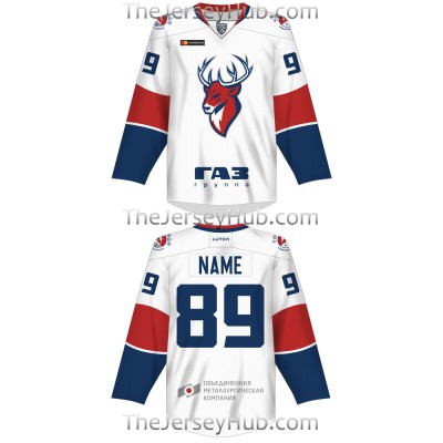 Torpedo Nizhny Novgorod KHL 2017-18 Russian Hockey Jersey Light