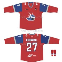 Lokomotiv Yaroslavl 2018-19 Russian Hockey Jersey Dark 