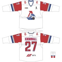 Lokomotiv Yaroslavl 2018-19 Russian Hockey Jersey Light