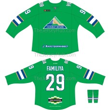 Salavat Yulaev Ufa 2018-19 Russian Hockey Jersey Dark Salavat Yulaev Ufa 2018-19 Russian Hockey Jersey Dark