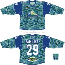 Salavat Yulaev Ufa 2018-19 Russian Hockey Jersey Dark Alternate Salavat Yulaev Ufa 2018-19 Russian Hockey Jersey Dark Alternate