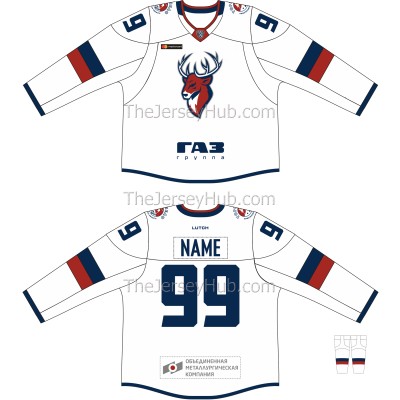 Torpedo Nizhny Novgorod KHL 2018-19 Russian Hockey Jersey Light