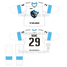 Dinamo Dynamo Minsk KHL 2019-20 Russian Hockey Jersey Light