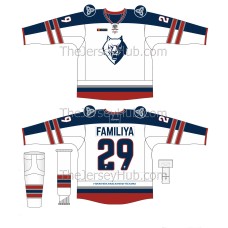Neftekhimik Nizhnekamsk KHL 2019-20 Russian Hockey Jersey Light
