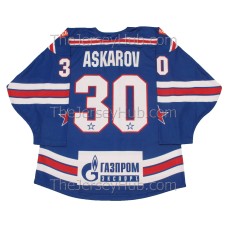 SKA St. Petersburg 2019-20 KHL Hockey Jersey Yaroslav Askarov Dark SKA St. Petersburg 2019-20 KHL Hockey Jersey Yaroslav Askarov Dark