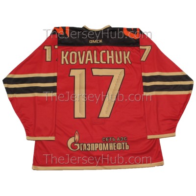 Ilya Kovalchuk Avangard Omsk KHL 2020-21 Russian Hockey Jersey Dark