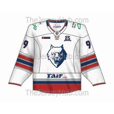 Neftekhimik Nizhnekamsk KHL 2020-21 Russian Hockey Jersey Light
