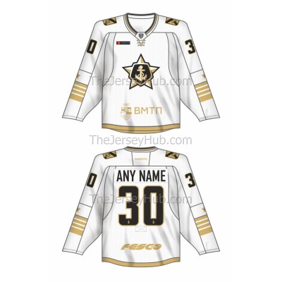 Admiral Vladivostok 2021-22 Russian Hockey Jersey Light
