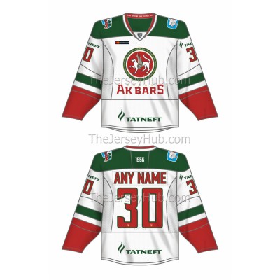 Ak Bars Kazan KHL 2021-22 Russian Hockey Jersey Light #51 Kovalenko